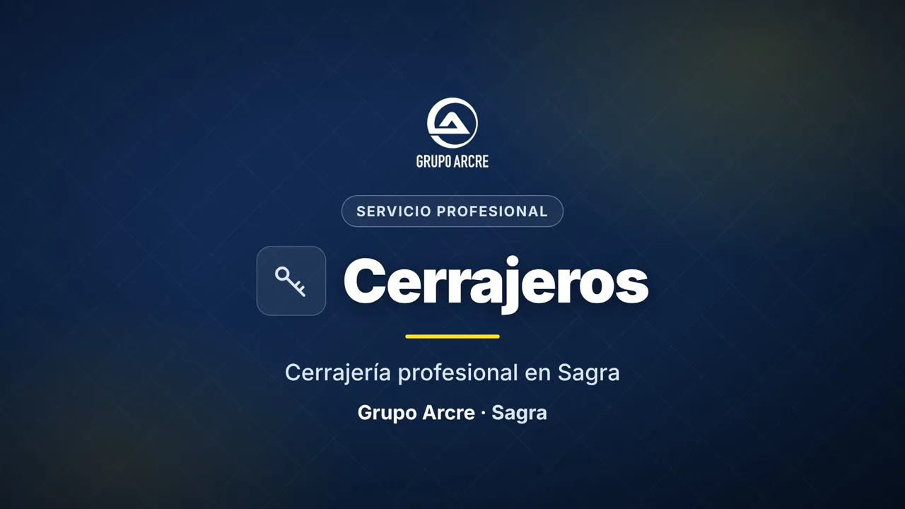 Cerrajería profesional en Sagra